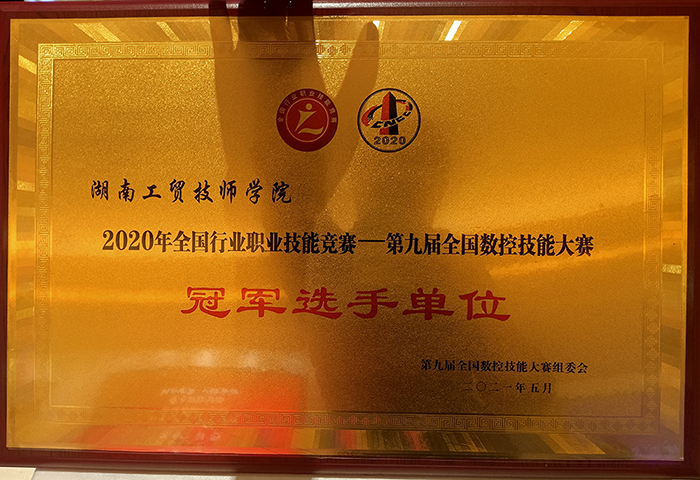 同花顺网页版页面荣获2020年全国行业职业技能竞赛—第九届全国数控技能大赛冠军选手单位荣誉称号