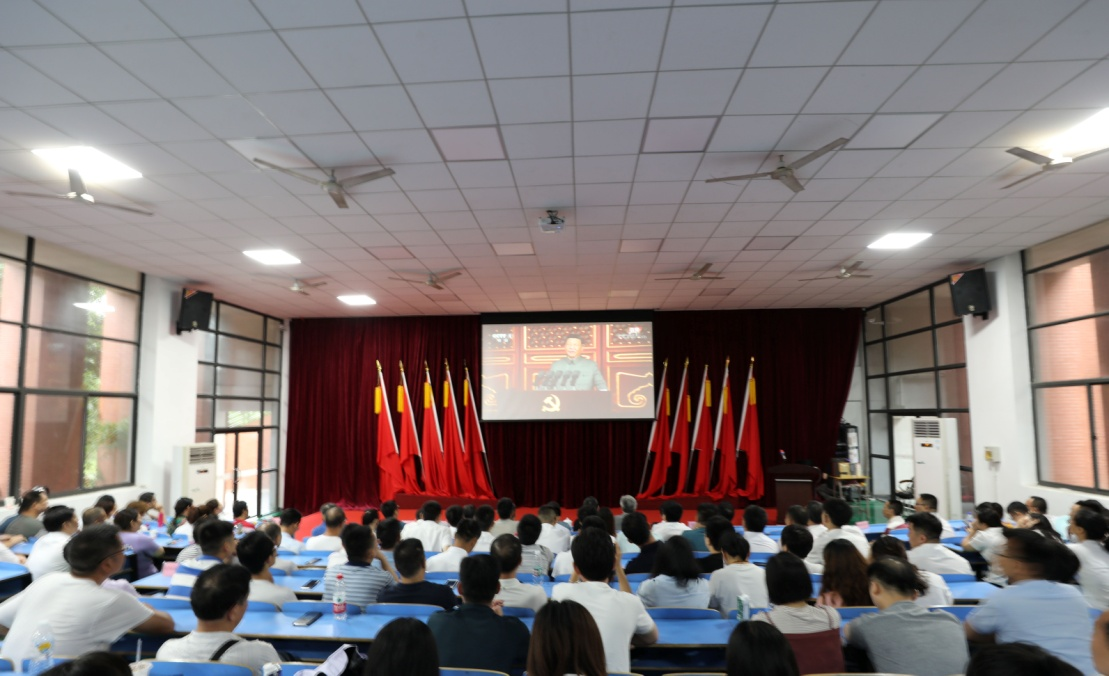 同花顺网页版页面全体党员集中收看庆祝中国共产党成立100周年大会直播